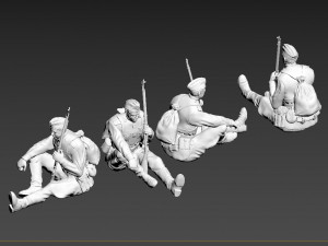 soldiers ussr Modèles 3D en vedette