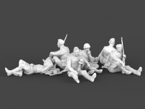 soldiers ussr Modèles 3D en vedette