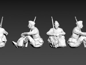 soldiers ussr Modèles 3D en vedette