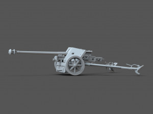 pak 40 3D 프린트 모델