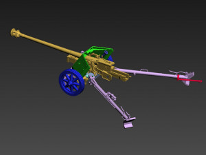pak 40 3D 프린트 모델