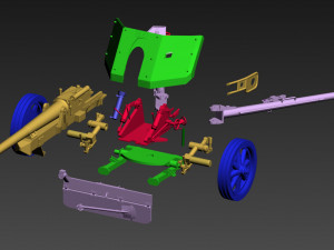 pak 40 3D 프린트 모델