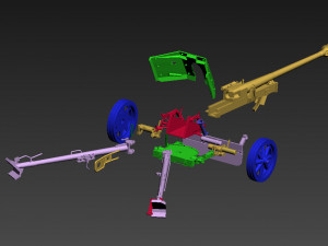 pak 40 3D 프린트 모델