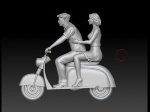 Man and woman 3D Print Model