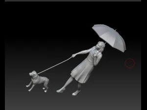 Man and woman 3D Print Model