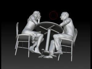 man and woman 3D Print Model