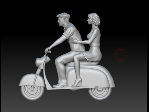 man and woman 3D-Druckmodell