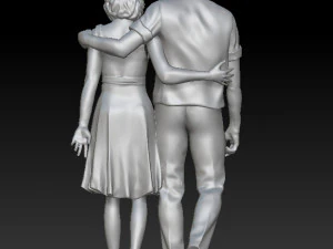 man and woman 3D Print Model
