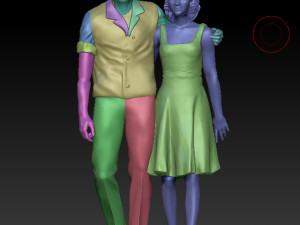 man and woman Modelo de Impressão 3D