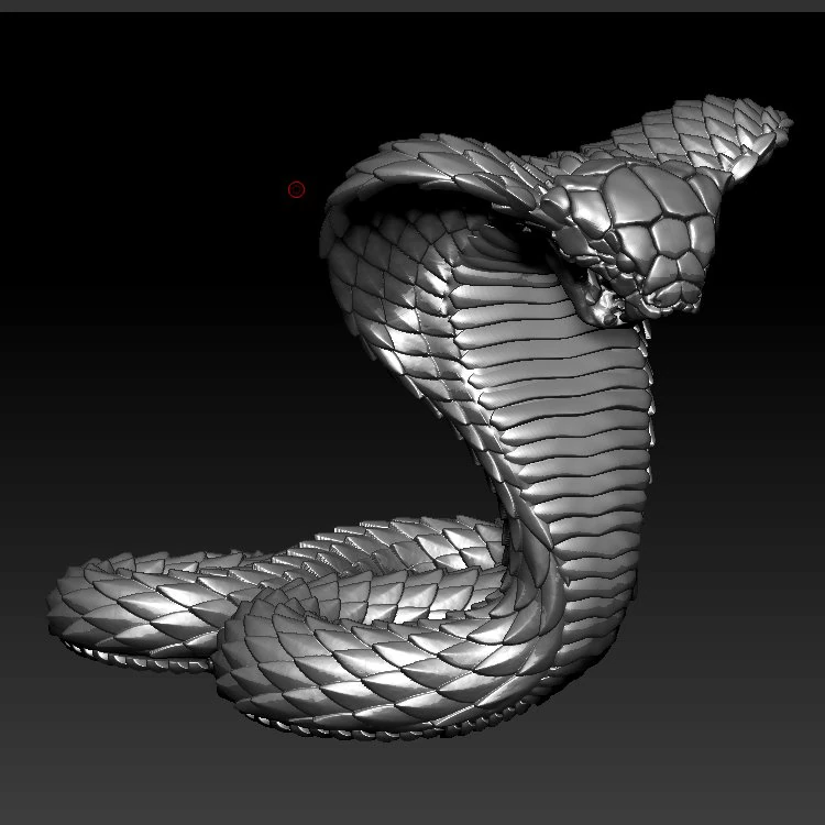cobra 3D Print Model .c4d .max .obj .3ds .fbx .stl .blend 