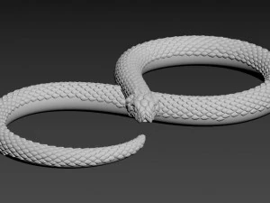 snake 3D Print Model