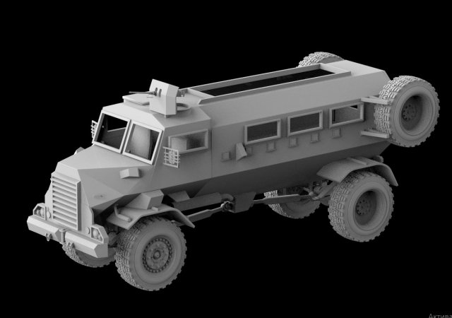 casspir Model Cetak 3D .c4d .max .obj .3ds .fbx .stl .blend 
