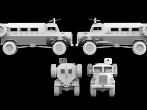 casspir Model Cetak 3D