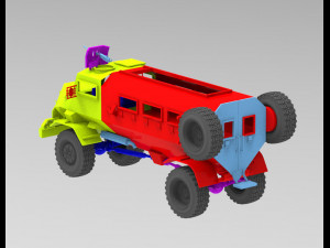casspir Model Cetak 3D