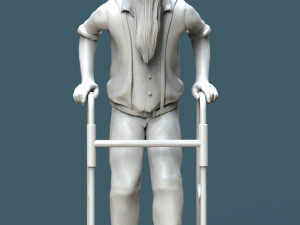 old man 3D Print Model