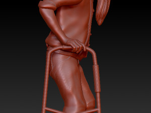 old man 3D Print Model