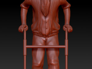 old man 3D Print Model