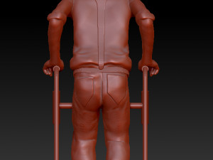 old man 3D Print Model