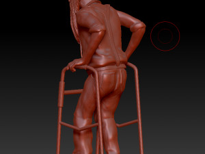 old man 3D Print Model