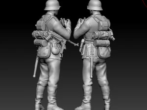 german officer 3D Print Model