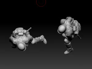 german soldier 3D Print Model