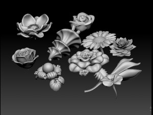 flowers 3D 打印模型
