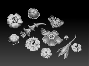 flowers 3D 打印模型