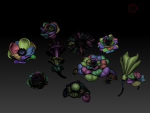 flowers 3D 打印模型