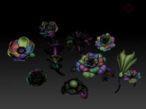 flowers 3D Print Model