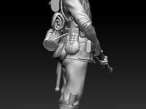German soldier 3D Print Model