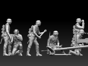 german artillery Modelo de Impressão 3D