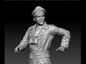 German officers Modèles 3D en vedette