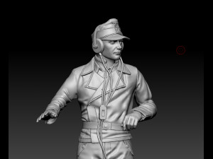 German officers Modèles 3D en vedette