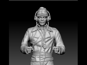 German officers Modèles 3D en vedette