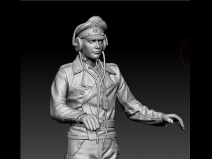 German officers Modèles 3D en vedette