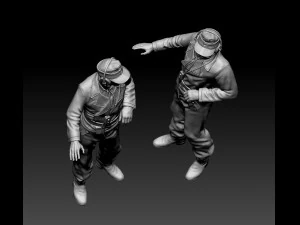 German officers 3D Print Model