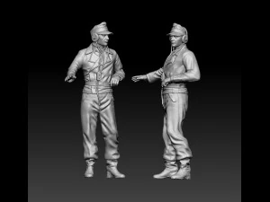 German officers 3D Print Model