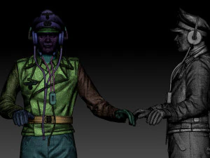 German officers 3D Print Model