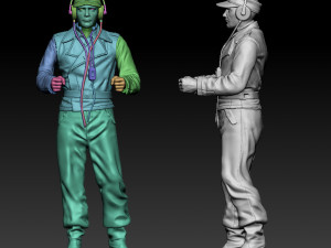German officers Modèles 3D en vedette