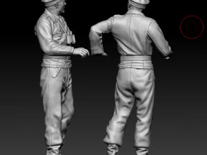 German officers 3D Print Model