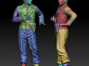 German officers Modèles 3D en vedette