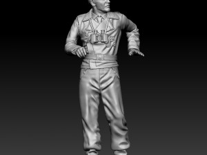 German officers Modèles 3D en vedette