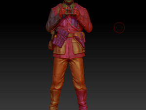 German officer and soldiers 3D 프린트 모델