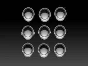 Helmets 3D Print Model