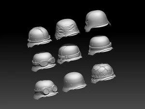 Helmets 3D Print Model