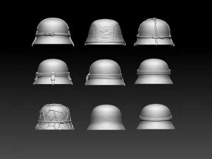 Helmets 3D Print Model