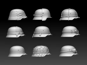 Helmets 3D Print Model