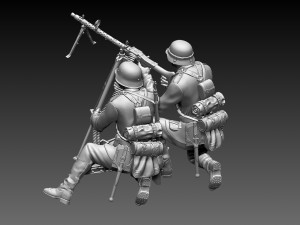 German soldiers 3Dプリントモデル