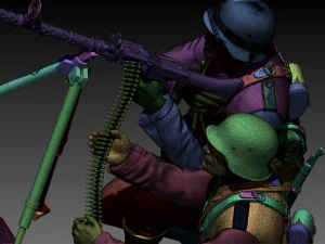 German soldiers 3D Print Model