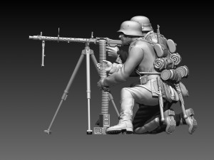 German soldiers 3Dプリントモデル